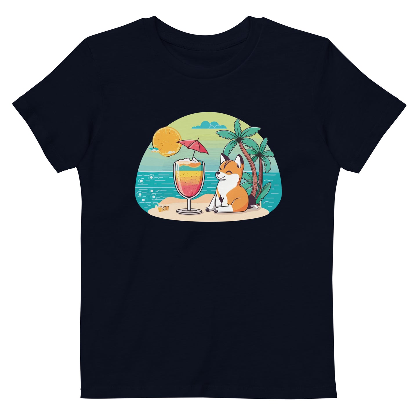 T-shirt coton bio enfant Shiba Island
