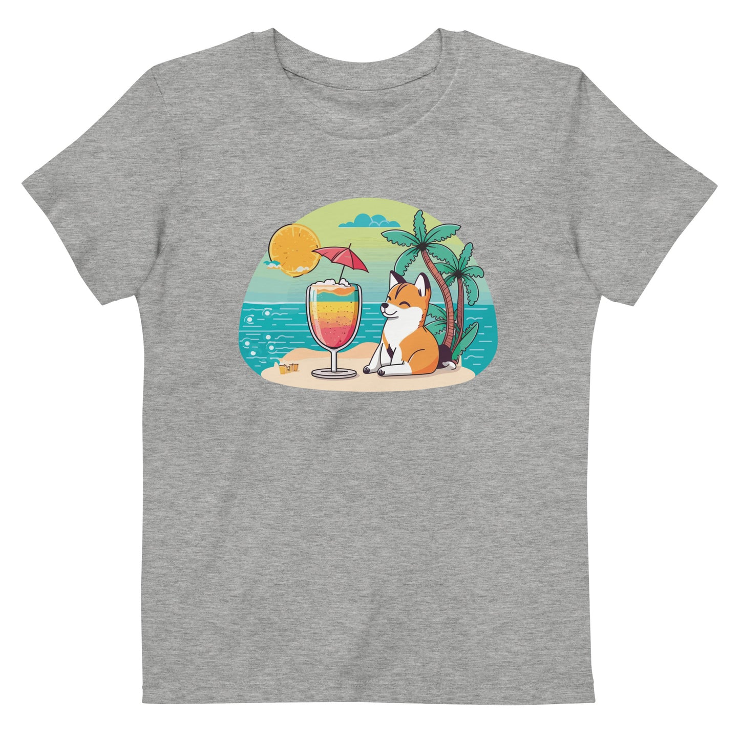 T-shirt coton bio enfant Shiba Island
