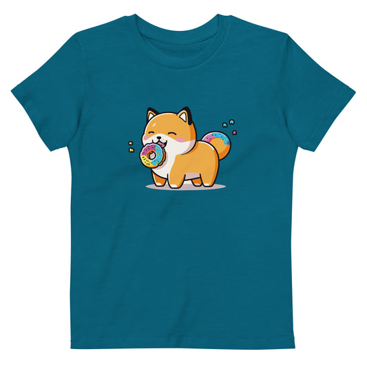 T-shirt coton bio enfant Shiba Donuts